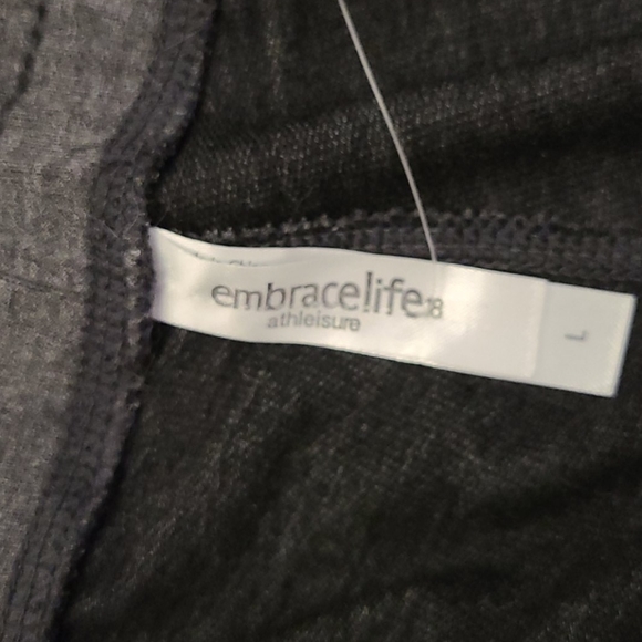 Dark Gray Drawstring Shorts - Picture 4 of 5